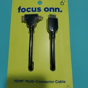 Onn HDMI to Mini-HDMI or Micro-HDMI 6 Feet Cable